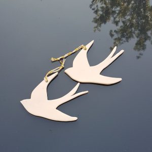 ceramique et dentelle hirondelles